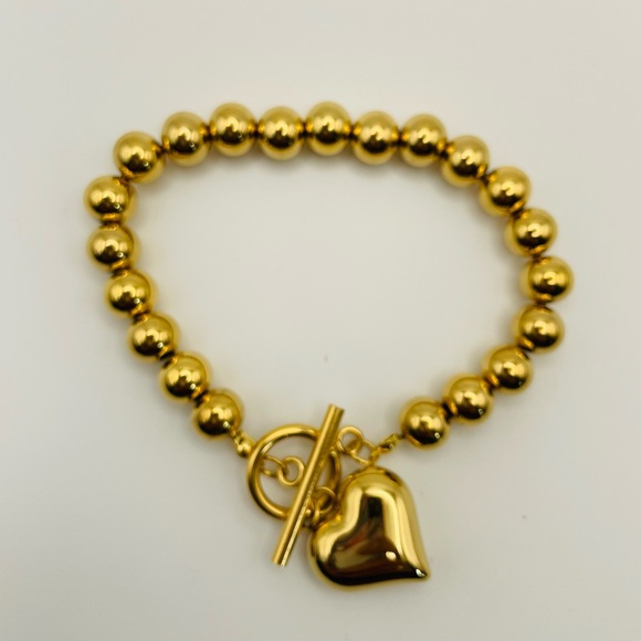 18k gold-plated stainless steel chain and handle set - Picture 3 of 7